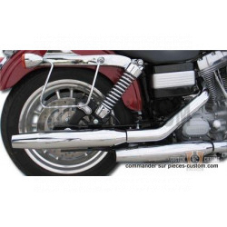 Silencieux-Slash-Tapered-chromé-pour-Softail-de-2005-à-2017
