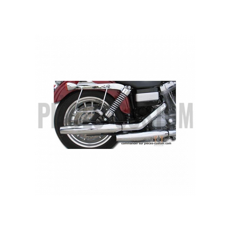 Silencieux-Slash-Tapered-chromé-pour-Softail-de-2005-à-2017