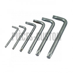 Jeu de clé de 6 Torx