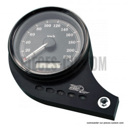 Support de compteur noir pour Sportster XL de 2007 à 2020