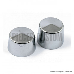 Cache chromé vis tête hexagonale de 9/16"