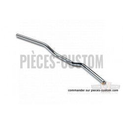 Guidon 1" Biltwell Tracker 76cm chrome et commande électronique