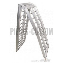 Rampe pliable pour moto en aluminium