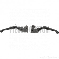 Kit-de-leviers-fendus-noir-mat-pour-Sportster-de-2014-à-2020