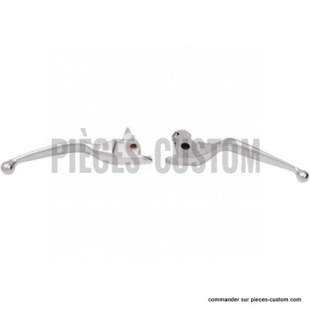 Kit-de-leviers-larges-chromé-pour-Touring-de-2014-à-2016-embrayage-hydraulique