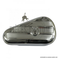 Boite à outils Teardrop chromé coté droit