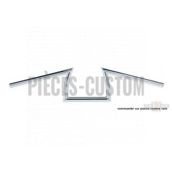 Guidon 22mm Biltwell Keystone Chrome sans empreintes