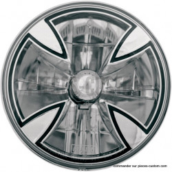 Spotlight de 4" 1/2 Iron Cross cache chromé