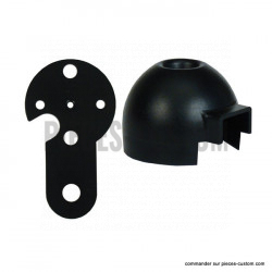 Support et cache pour 48mm LCD noir