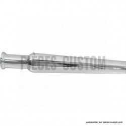 Silencieux-EMGO-universel-Trumpet-chromé-longueur-47-cm