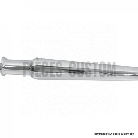 Silencieux-EMGO-universel-Trumpet-chromé-longueur-47-cm