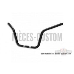 Guidon Heritage Style noir 1" pour Harley de 1982 à 2017