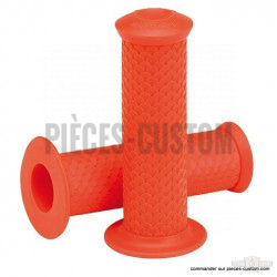 Poignées Lowbrow Custom Fish Scale Orange