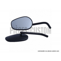 Paire de rétroviseurs "Classic" Noir