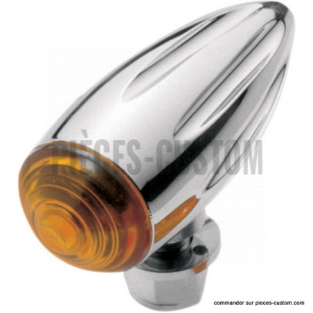 Clignotants-Bullet-Grooved-Custom-Chrome-Shin-Yo