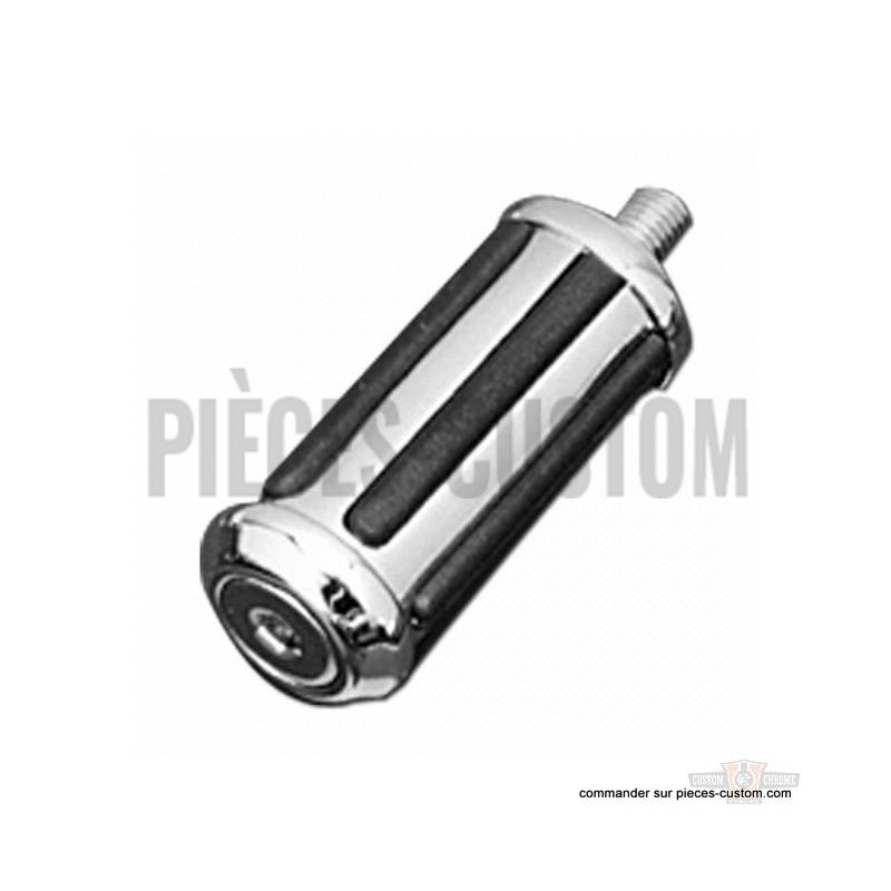 Embout-de-Sélecteur-de-vitesse-Chrome-Ribbed