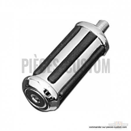 Embout-de-Sélecteur-de-vitesse-Chrome-Ribbed