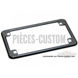 Cadre plaque immatriculation Noir
