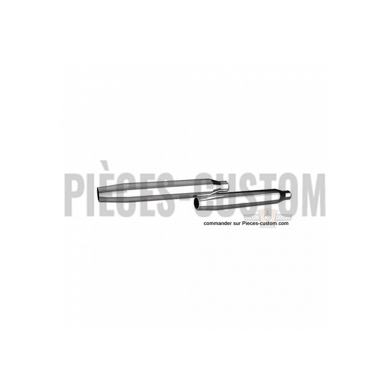 Silencieux-3"-HP+-taper-Chrome-pour-Dyna-de-2006-à-2017