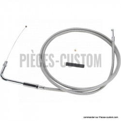 Câble-de-tirage-tressé-pour-Big-Twin-et-Sportster-de-1988-à-1995-de-137-cm