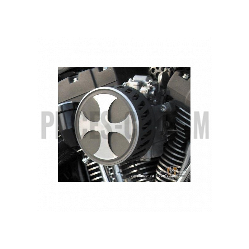 Filtre-à-air-Cross-Noir-Thunderbike-pour-Twin-Cam