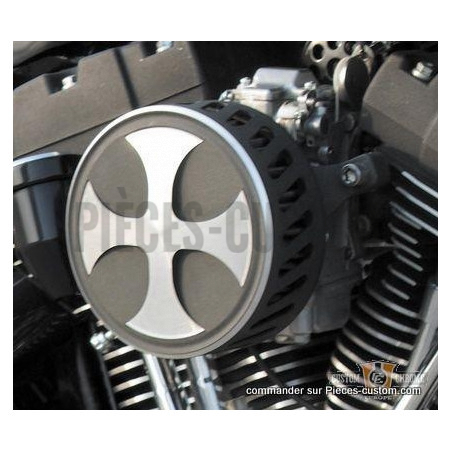 Filtre-à-air-Cross-Noir-Thunderbike-pour-Twin-Cam