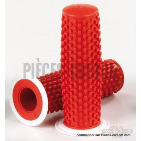 Poignées-Kustom-Tech-rouge