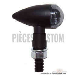 Clignotants LED Hi-Power Noir lentille fumée Shin Yo