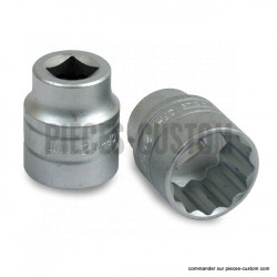 Douille de 10 mm 12 pans carré de 1/2" pour vis d'étrier de frein