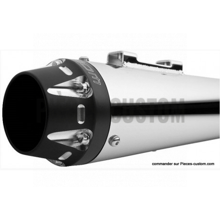 Silencieux-Outlaw-4.5"-Chrome-et-Noir
