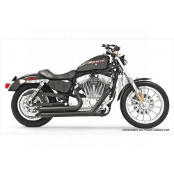 Echappement Amendment Noir Sportster de 2004 à 2020