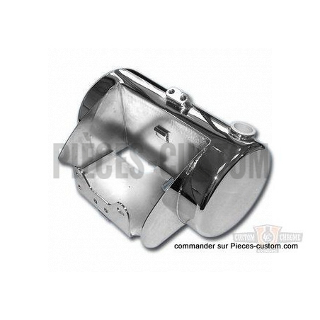 Réservoir-Huile-Round-chromé-pour-Softail-de-2000-à-2006