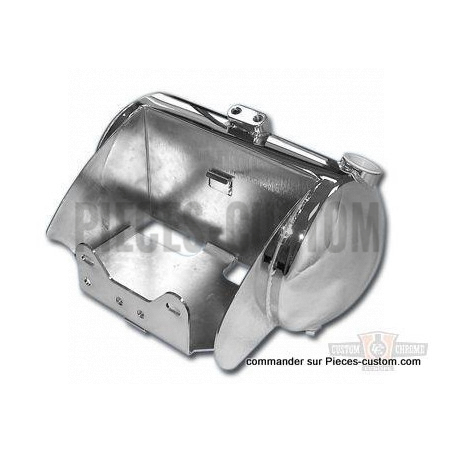 Réservoir-Huile-Domed-chromé-pour-Softail-de-2000-à-2017
