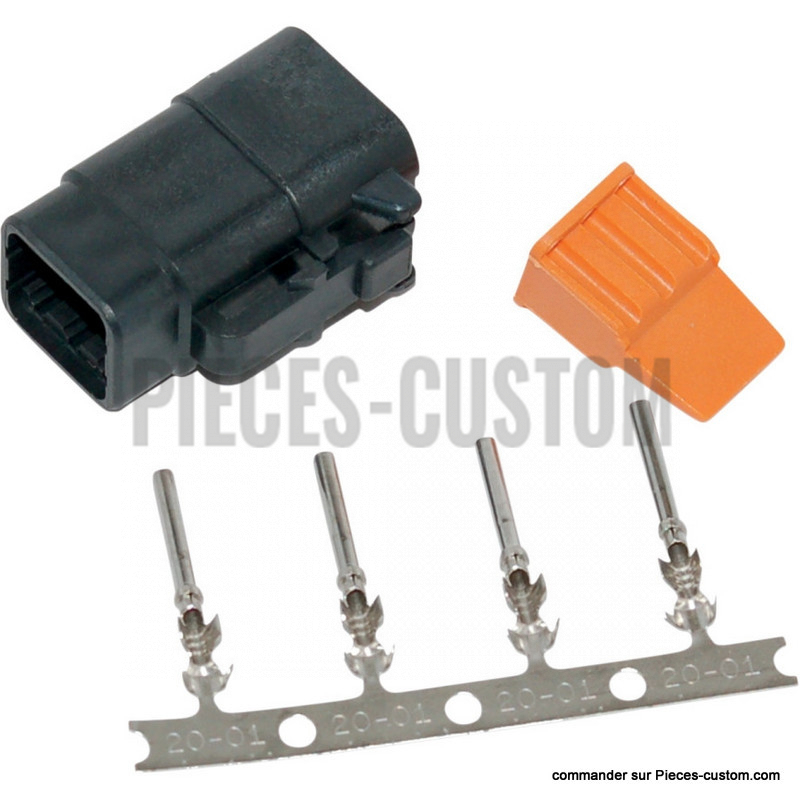 Connecteur-deutsch-DTM-4-fiches