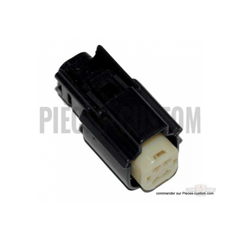 Connecteur-Molex-femelle-2-rangs-4-positions