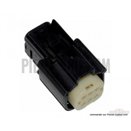Connecteur-Molex-femelle-2-rangs-6-positions
