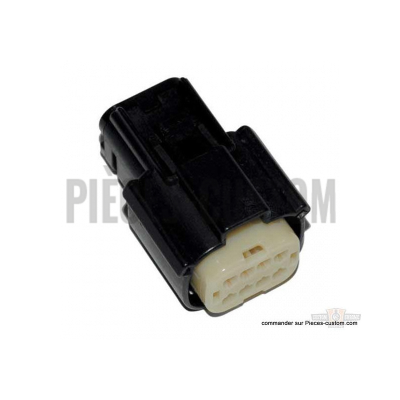 Connecteur-Molex-femelle-2-rangs-8-positions