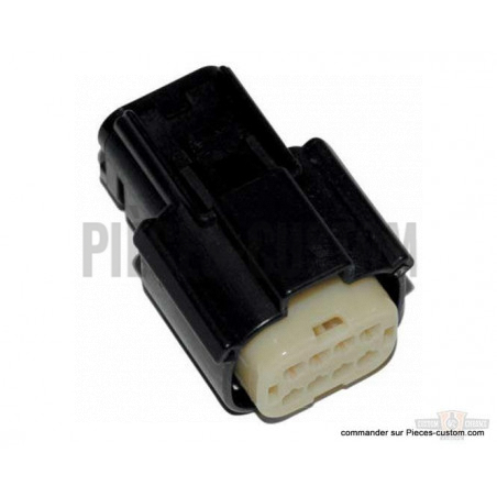 Connecteur-Molex-femelle-2-rangs-8-positions