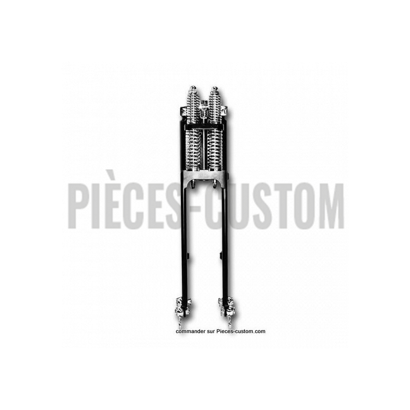 Fourche-Springer-Noir-Chrome-22"-pour-Big-Twin-de-1979-à-2003