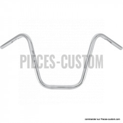 guidon-1"-burly-ape-hanger-hauteur-12"-chrome