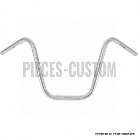 guidon-1"-burly-ape-hanger-hauteur-12"-chrome