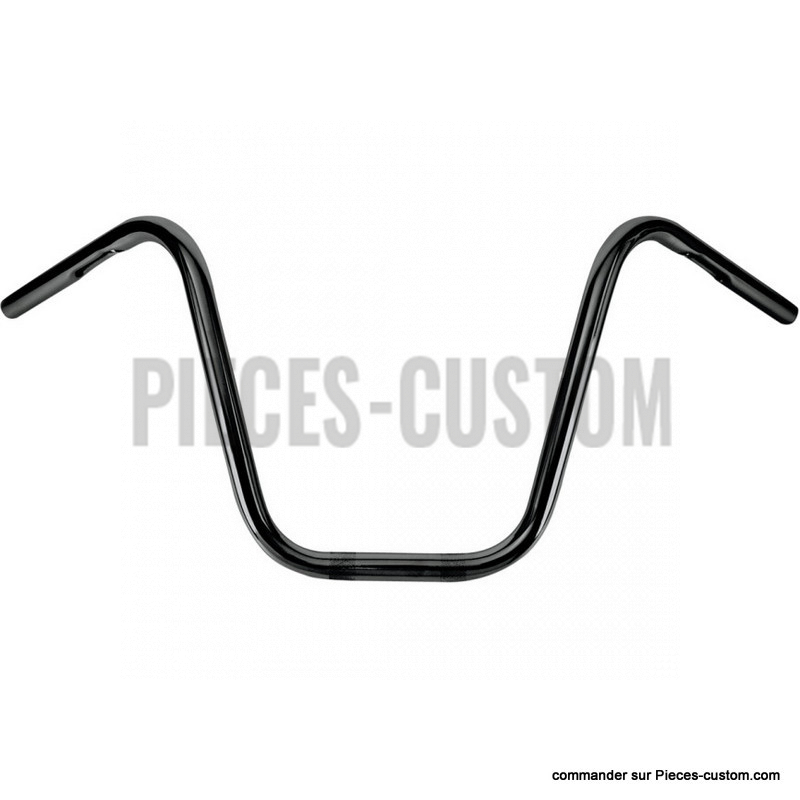 guidon-1"-burly-ape-hanger-hauteur-12"-noir