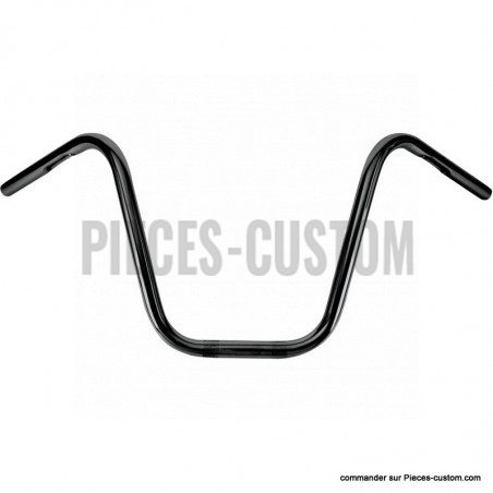 guidon-1"-burly-ape-hanger-hauteur-12"-noir