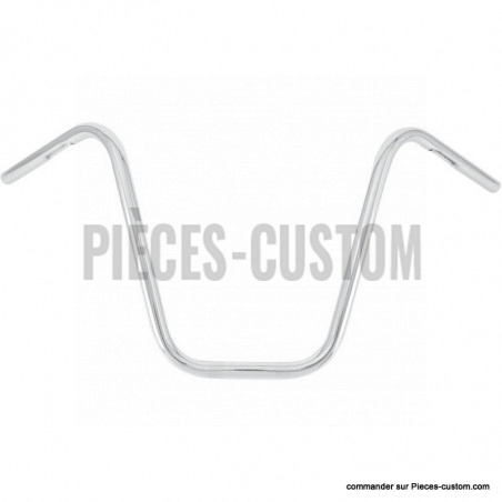 guidon-1"-ape-hanger-burly-hauteur-14"-chromé
