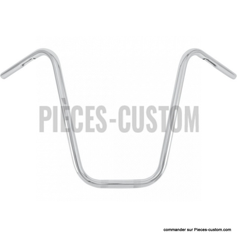 guidon-1"-ape-hanger-burly-hauteur-16"-chromé
