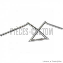 Guidon Paughco 1" Gen-X Chrome 8"
