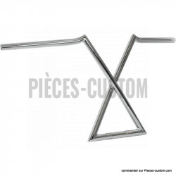 Guidon Paughco 1" Gen-X Chrome 16"