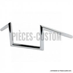 Guidon Paughco 1" Z chrome 6" x 24.5"