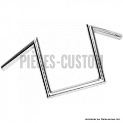 Guidon Paughco 1" Z chrome 8" x 24.5"