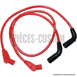 Cables de bougie Taylor 8mm Rouge Touring de 2009 à 2016